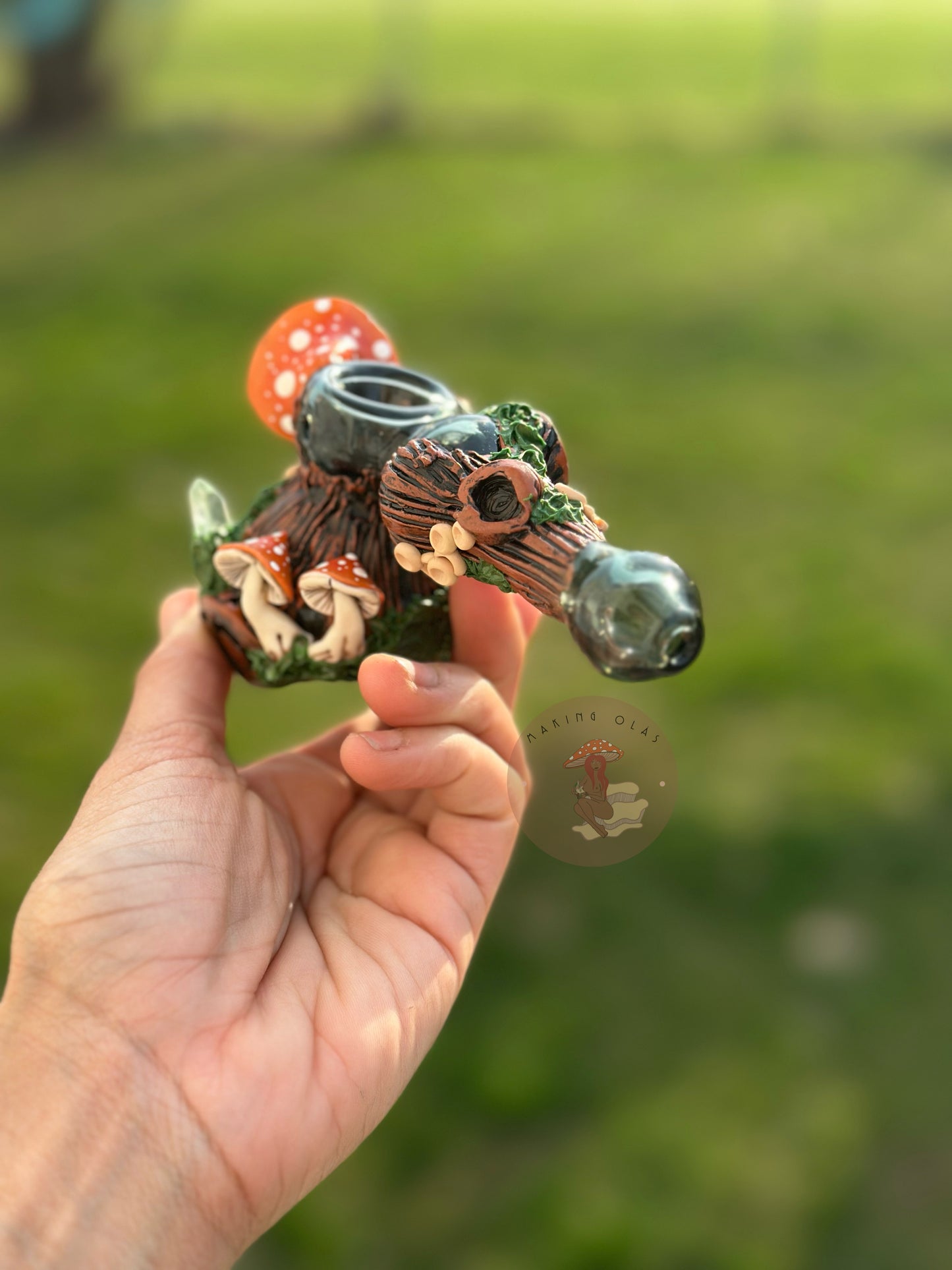 Human Grade Hammer | Orange Mushrooms + Quartz