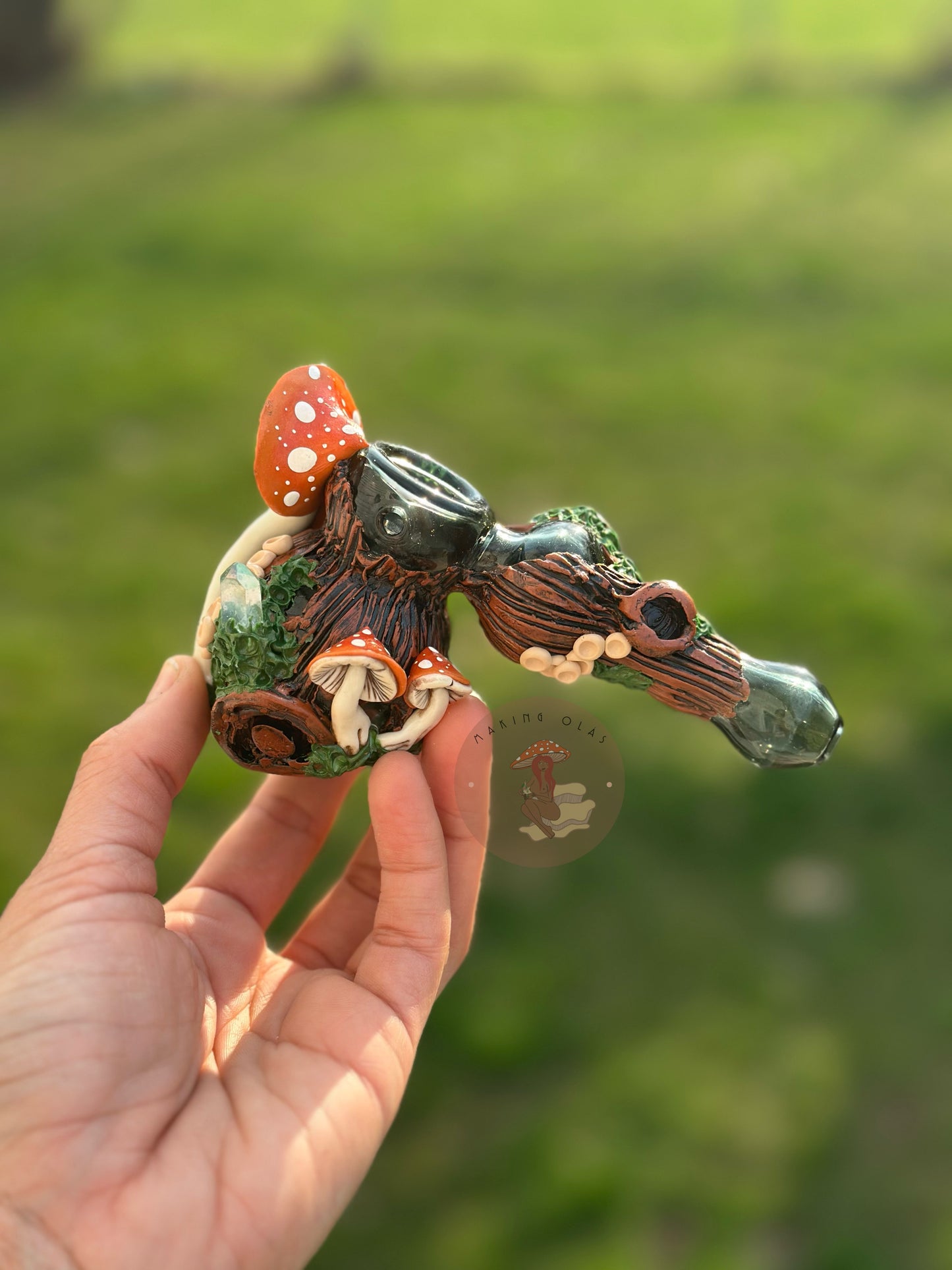 Human Grade Hammer | Orange Mushrooms + Quartz
