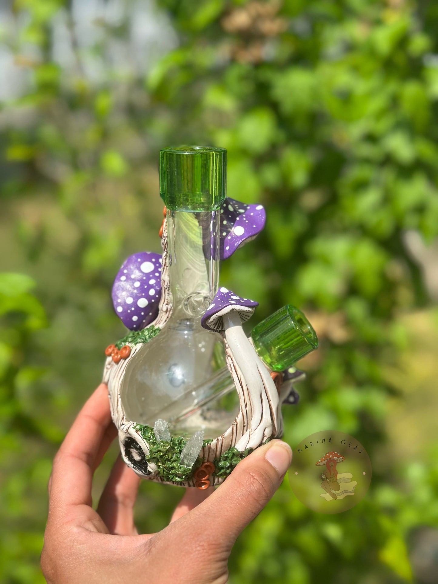 Human Grade | Purple Mushrooms + Quartz