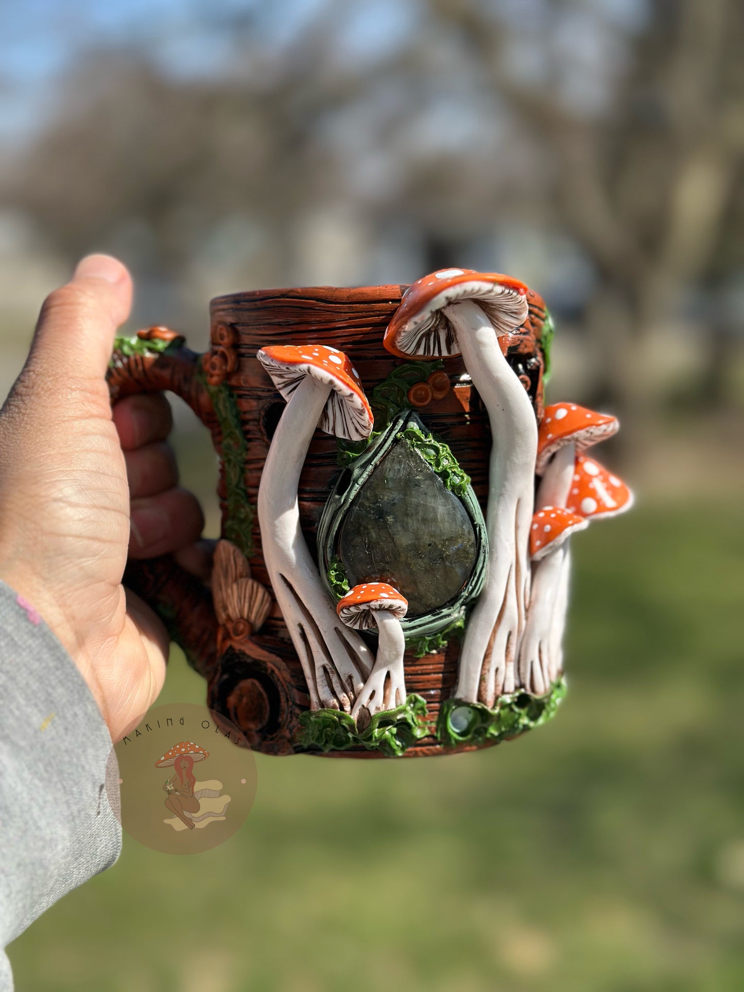 Mugs | Custom Made Mushrooms + Stones