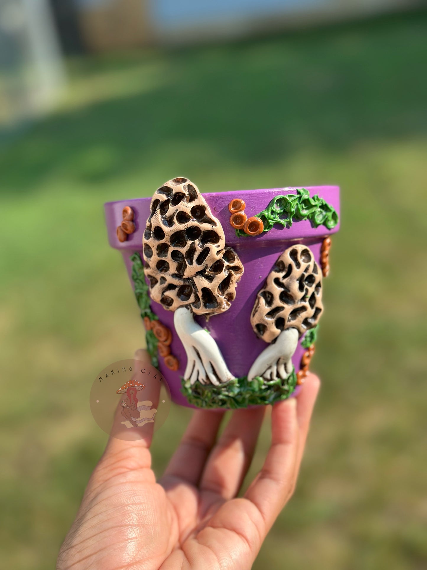 Plant Pot|Morel Mushrooms - Made to Order