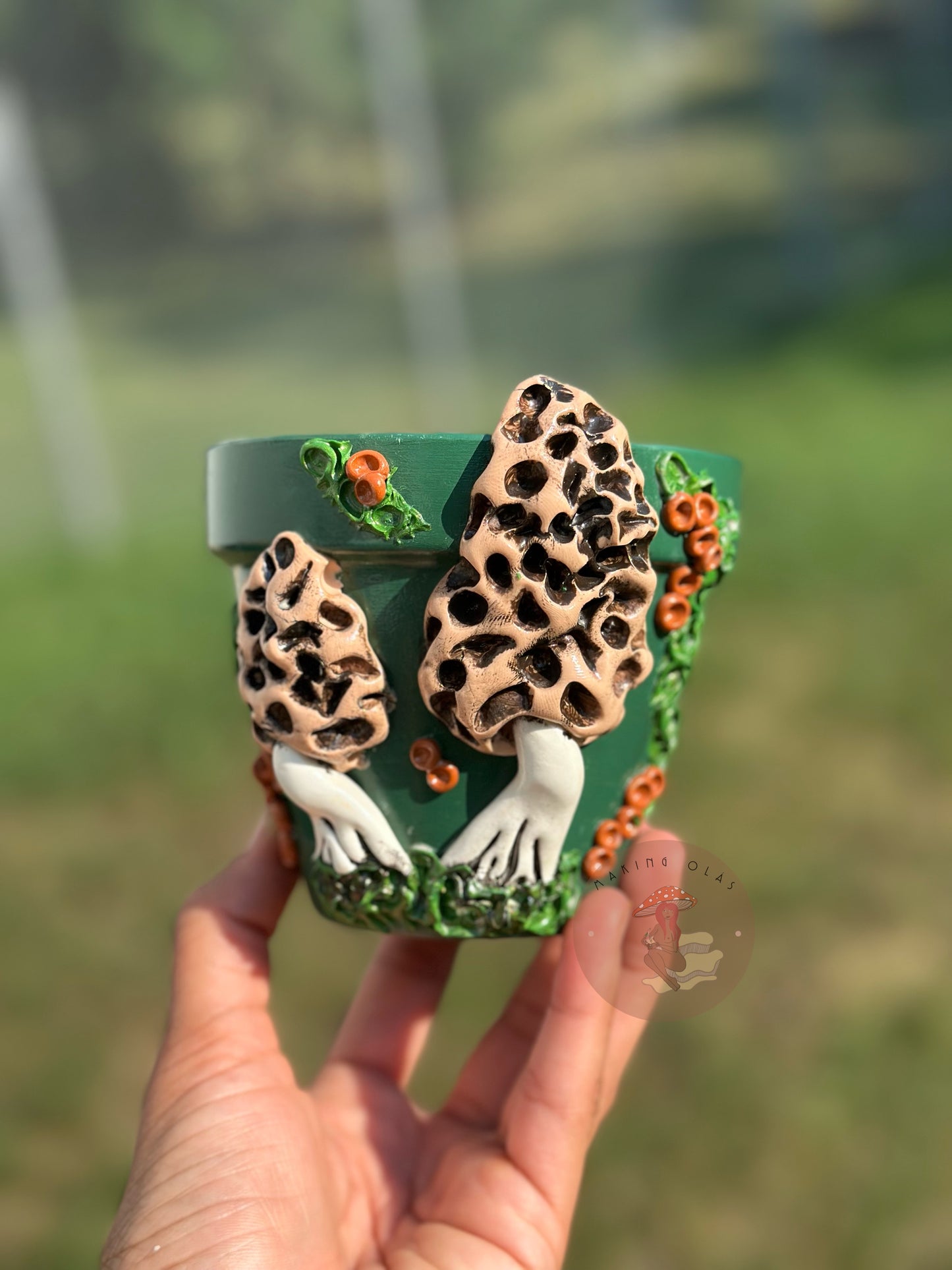Plant Pot|Morel Mushrooms - Made to Order
