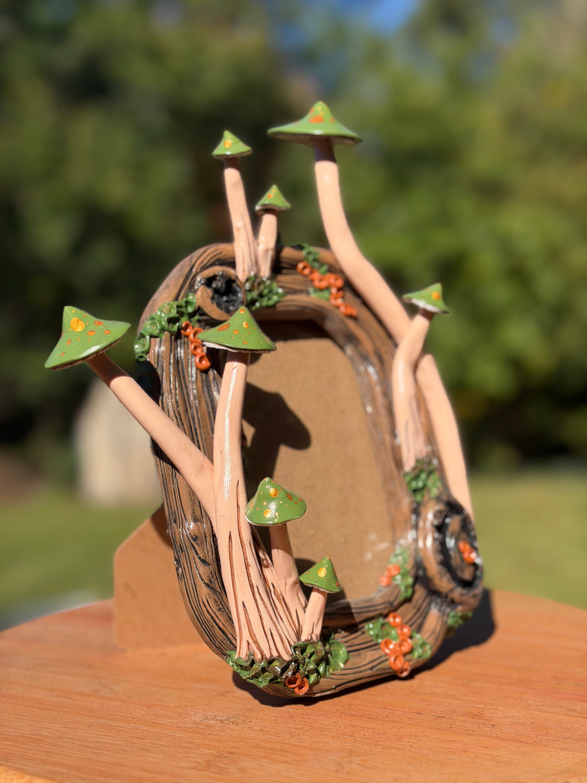 Picture Frame | Green Mushrooms