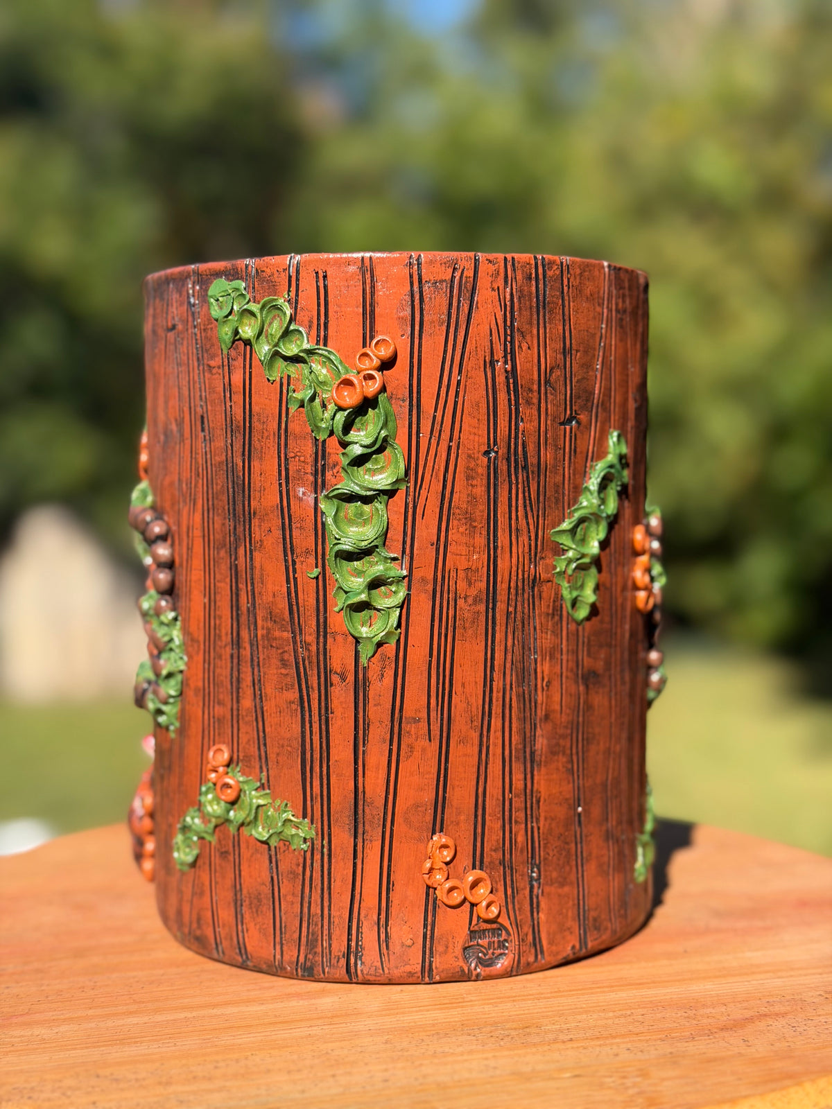 Vase | Red Mushroom Awning Woodland Fairy House