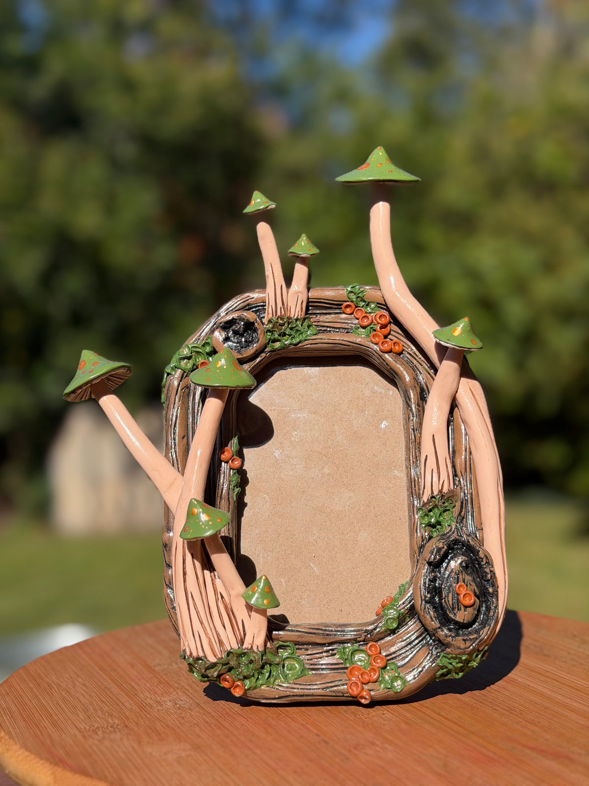 Picture Frame | Green Mushrooms