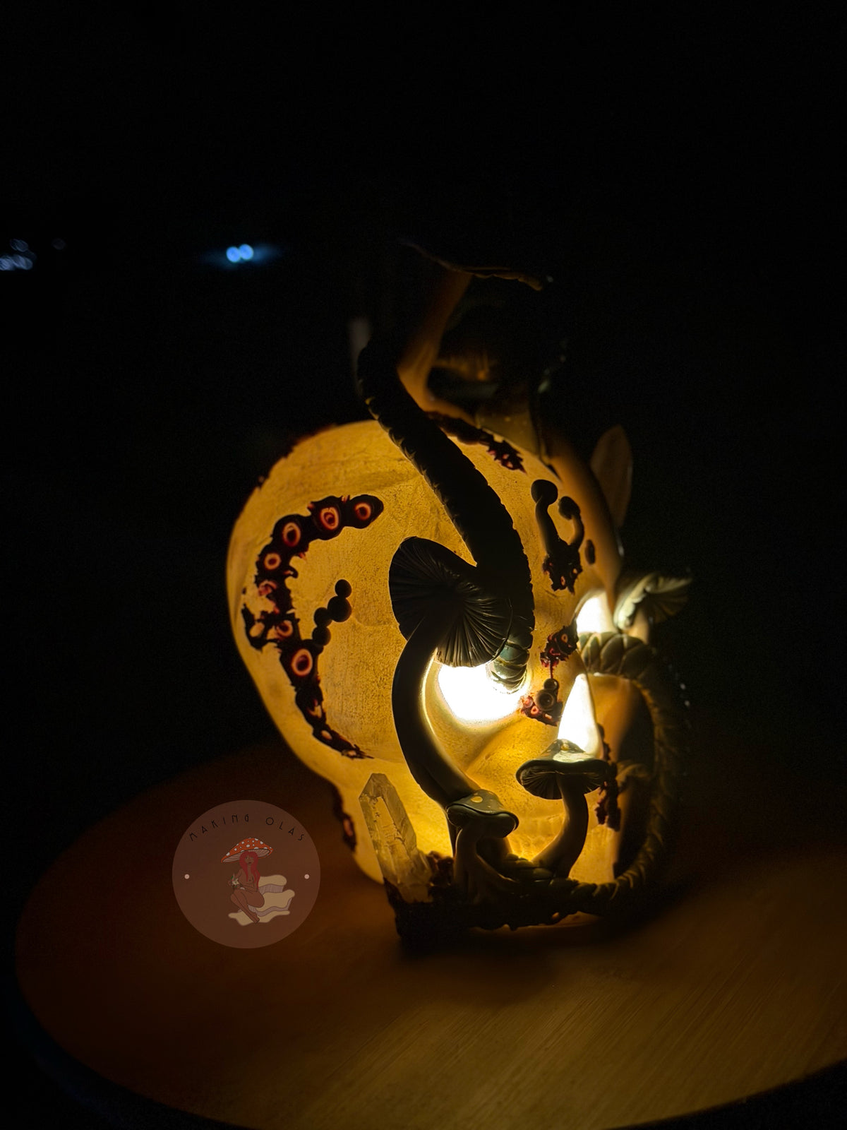 Snake + Skull Night Light