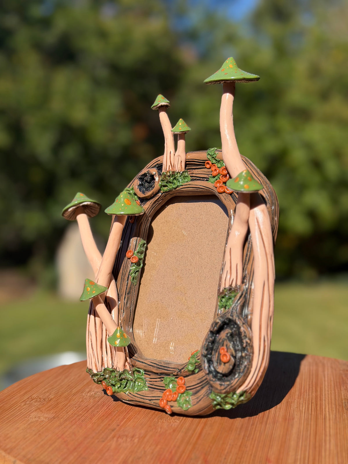 Picture Frame | Green Mushrooms