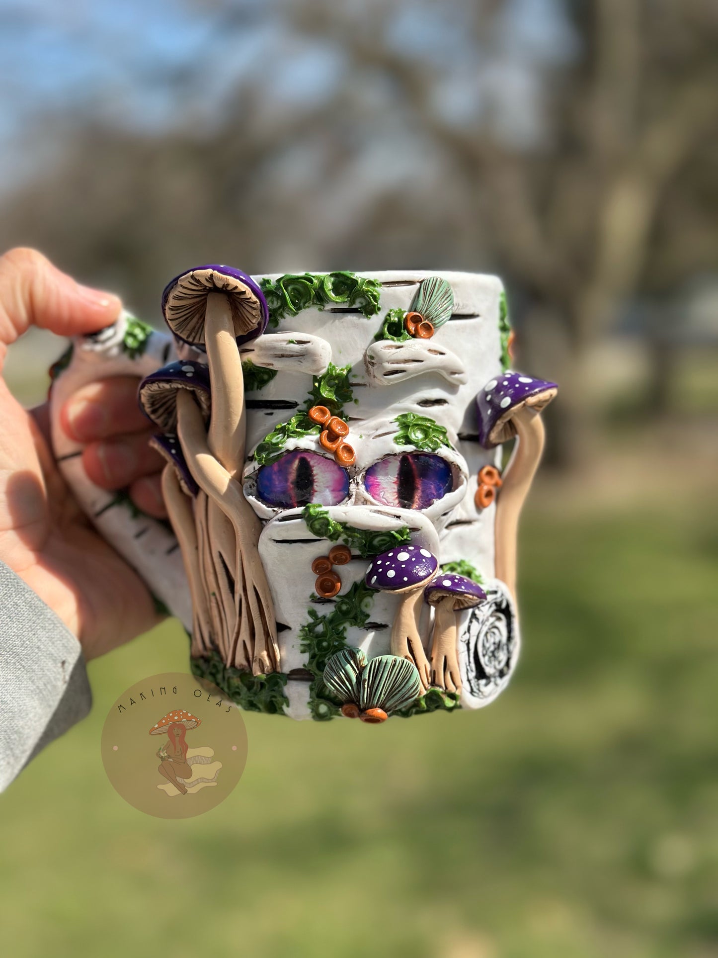 Mugs | Custom Made Grumpy Birch Tree Spirit