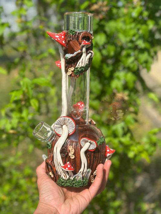 Human Grade | Red Mushrooms + Quartz