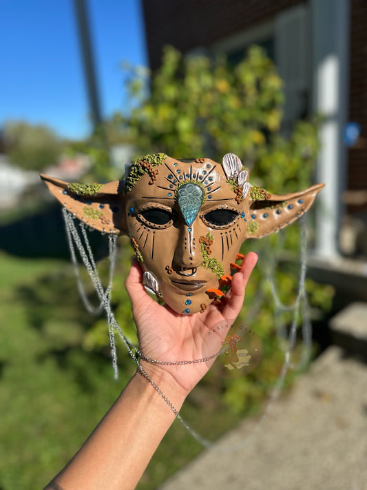 Hanging Wall Planter | Elfin + Carved Labradorite - Made to Order