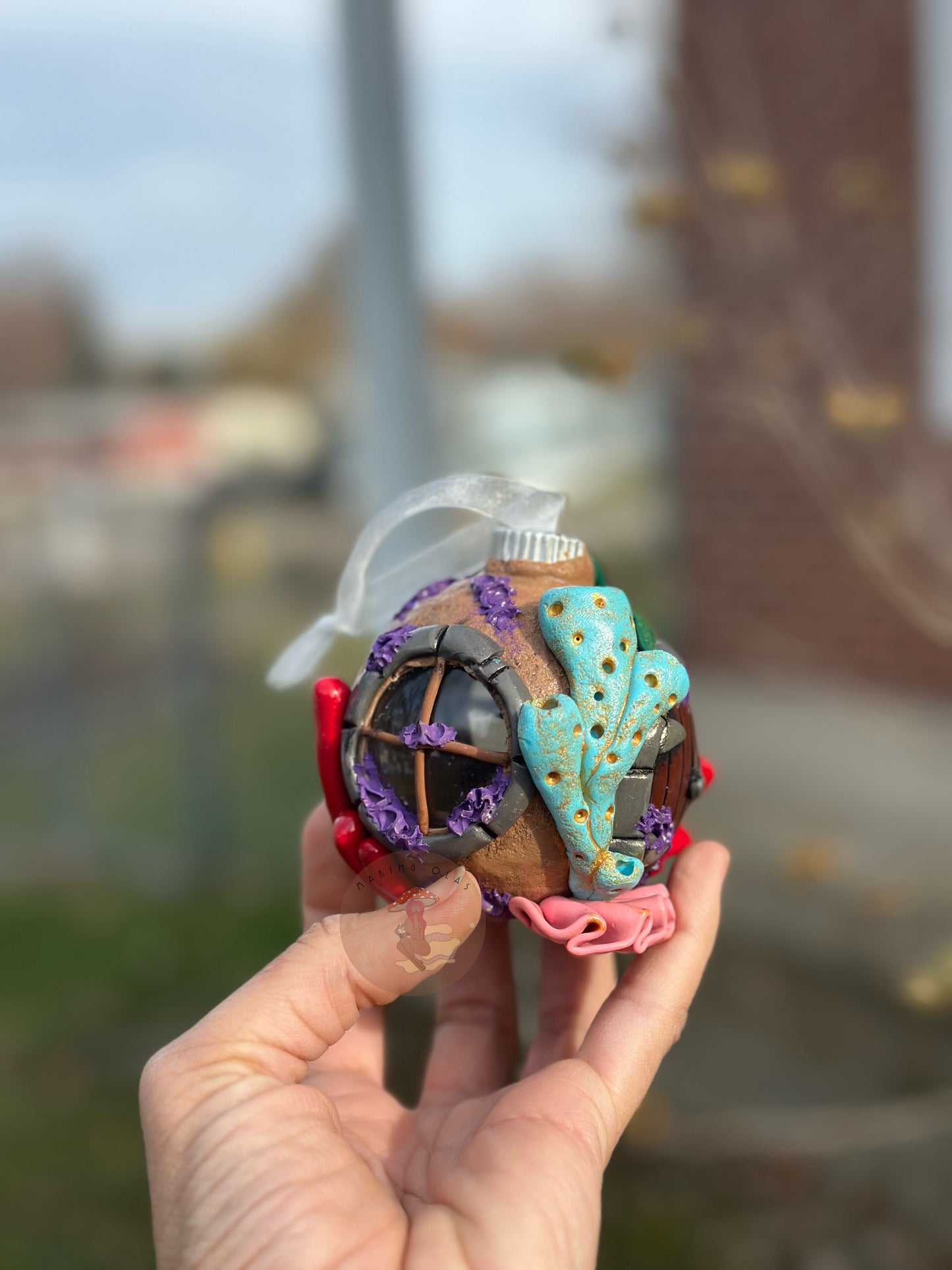 Ornament | Brown Moon Door Under the Sea