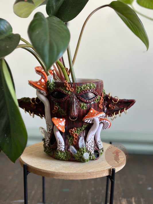 Plant Pot | Elfin with Quartz