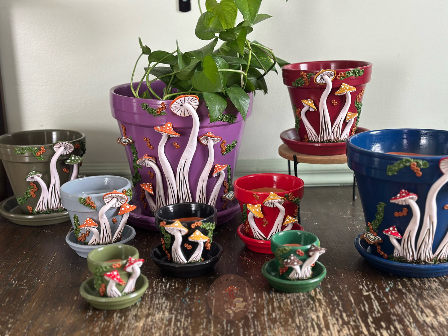 Add-on Clay Saucer plate for all Plant pots
