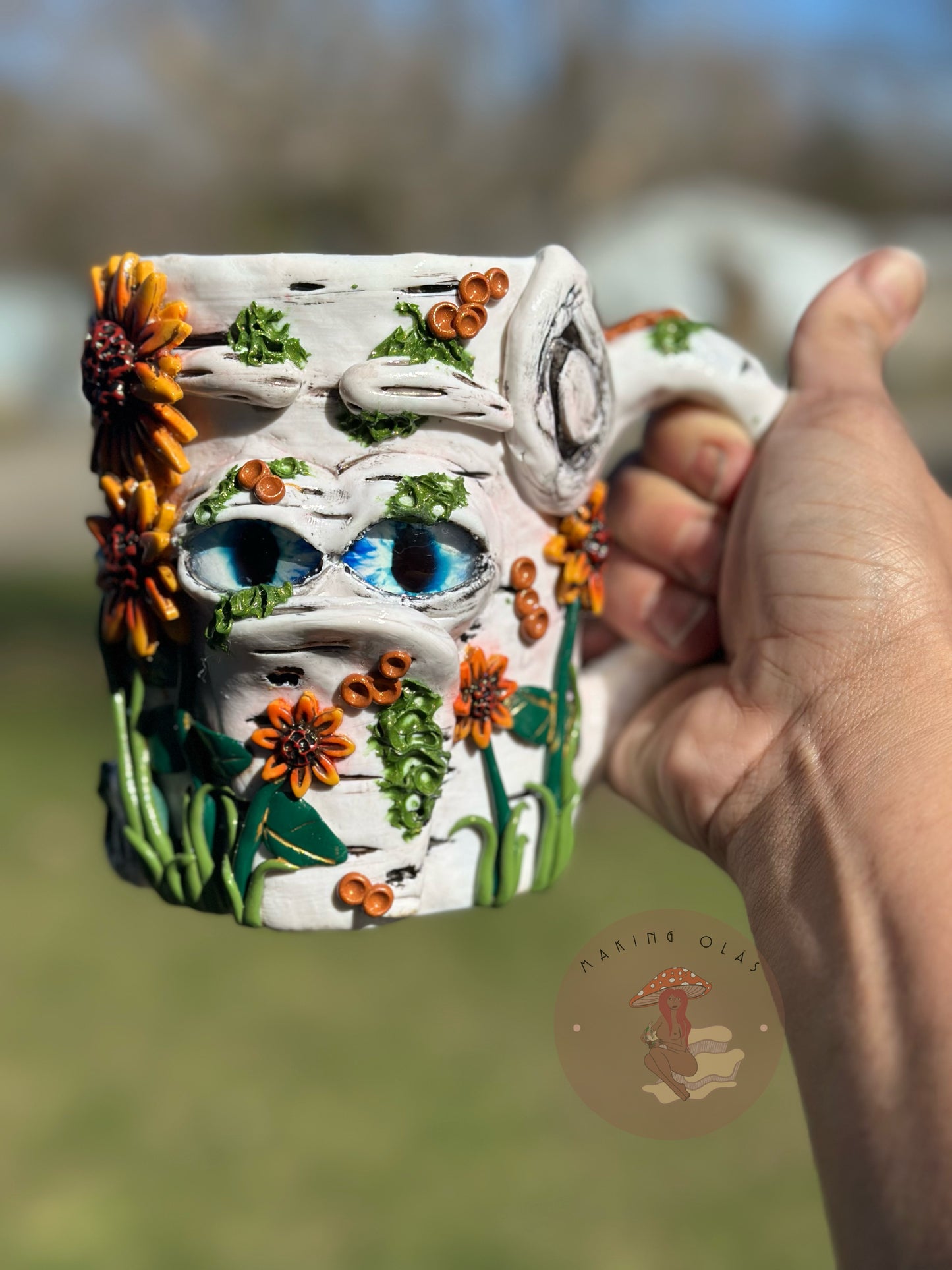 Mugs | Custom Made Grumpy Birch Tree Spirit