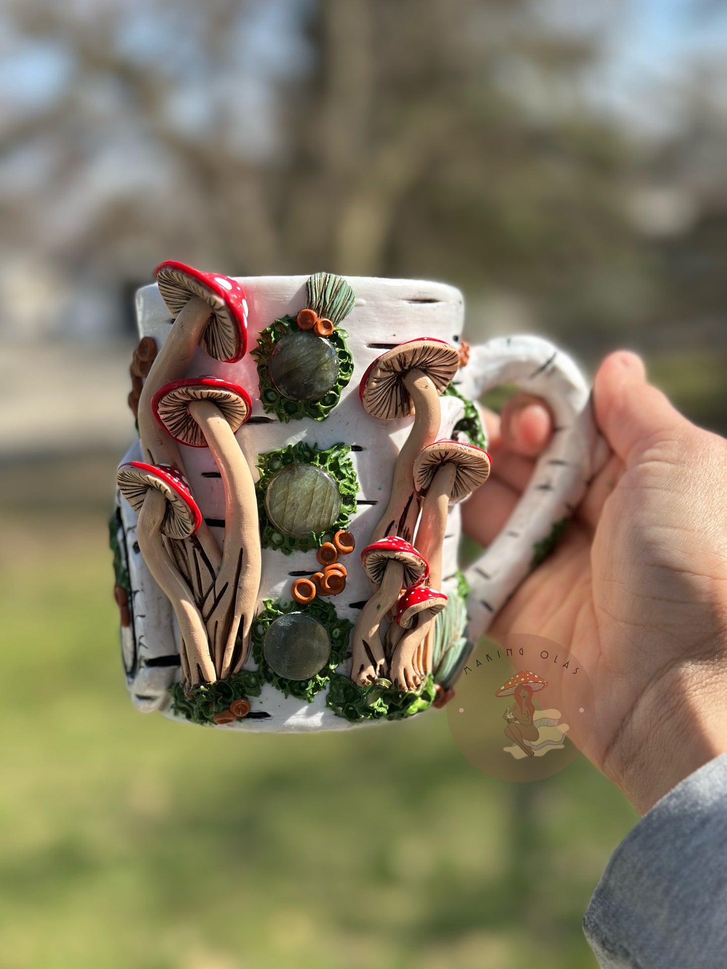 Mugs | Custom Made Mushrooms + Stones