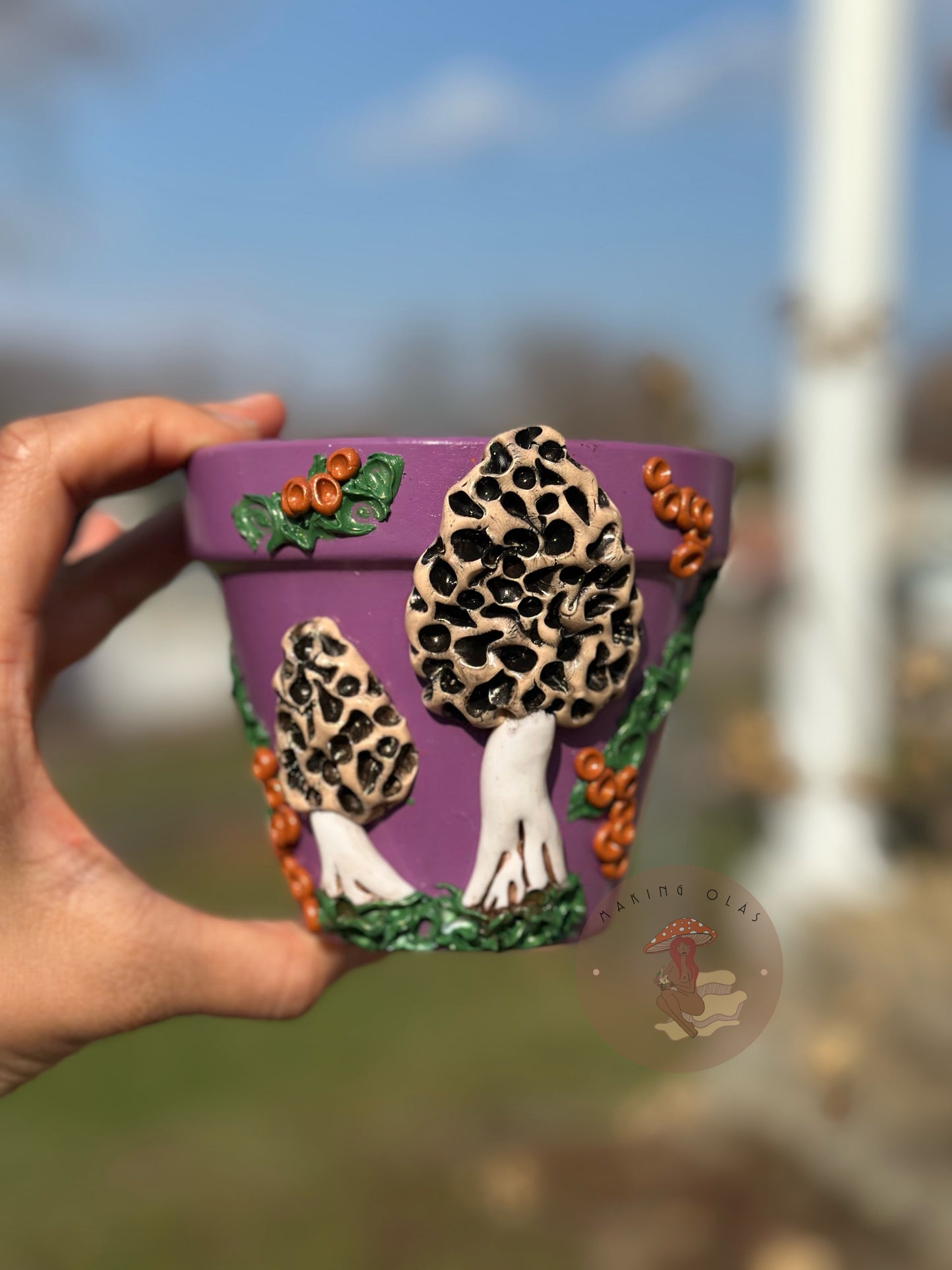 Plant Pot|Morel Mushrooms - Made to Order