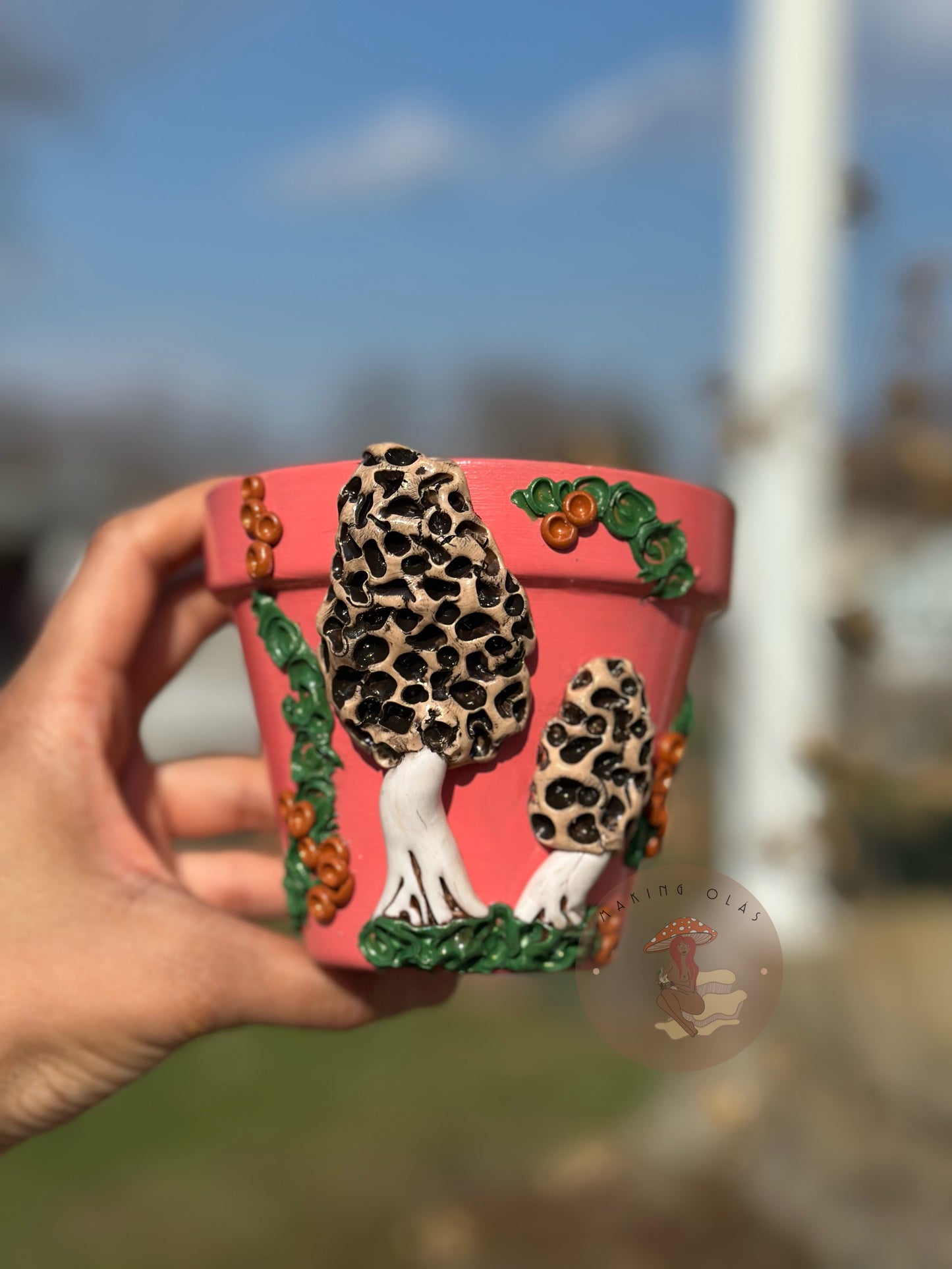 Plant Pot|Morel Mushrooms - Made to Order