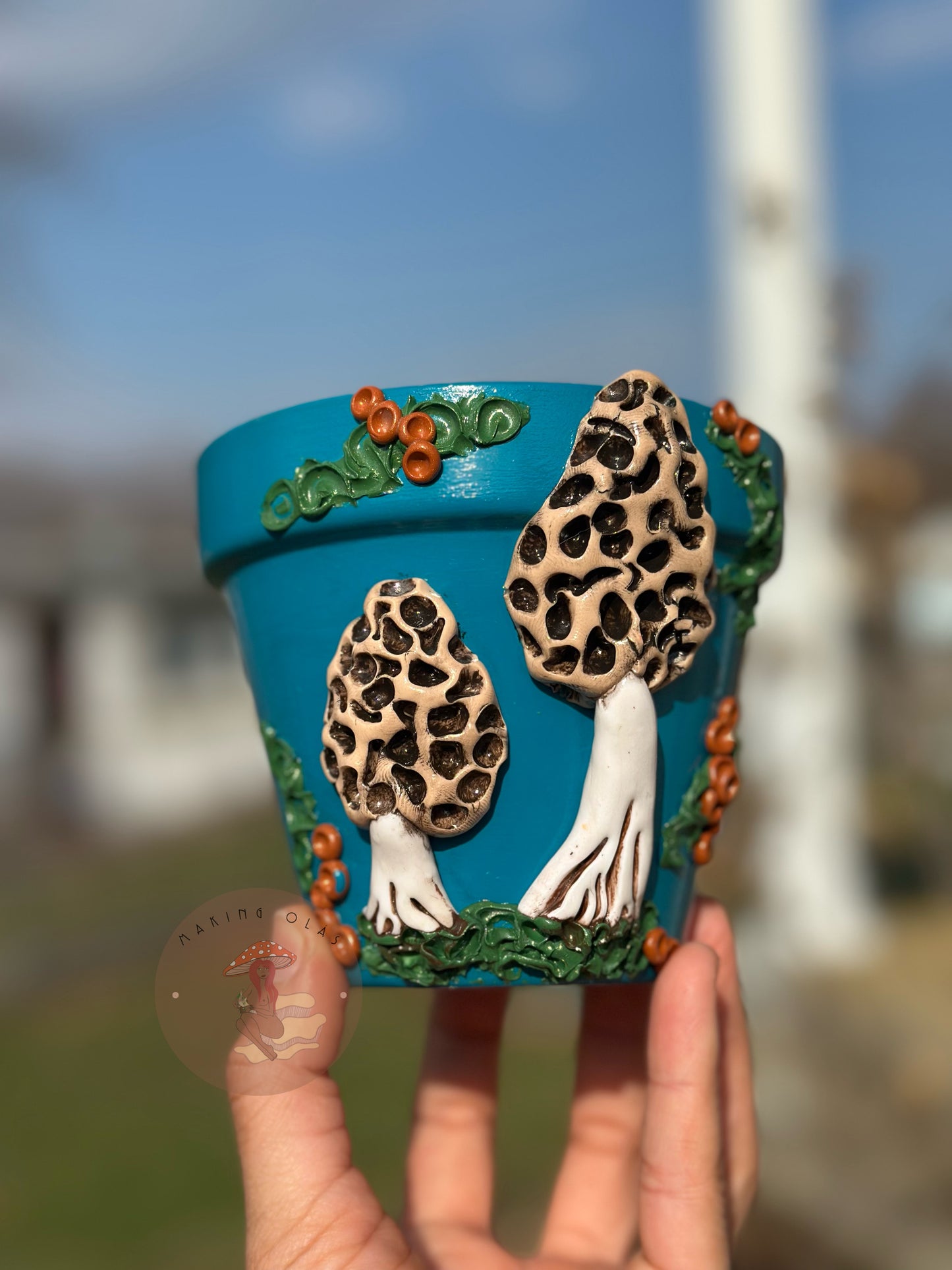 Plant Pot|Morel Mushrooms - Made to Order